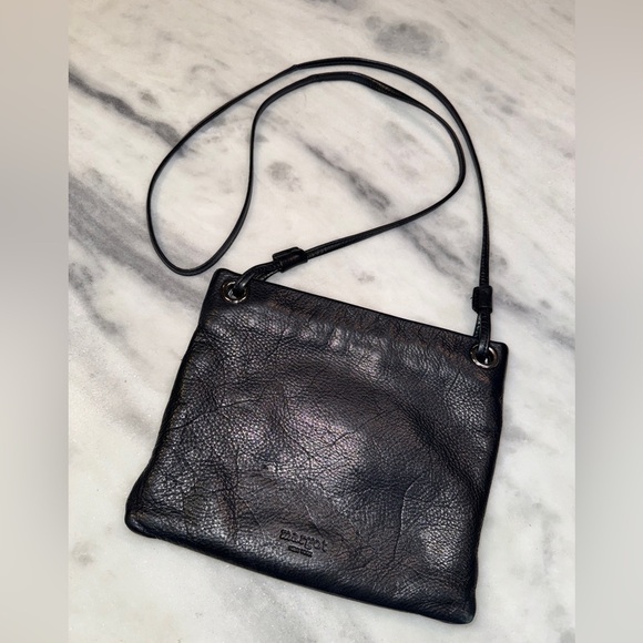 margot Handbags - Margot Black Leather Shoulder Crossbody Bag